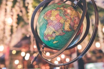 Globe - even though far away, there are still similarities between Brazil and South Africa.